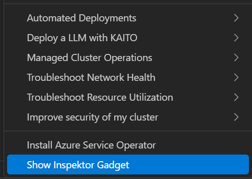 Inspektor Gadget main menu access