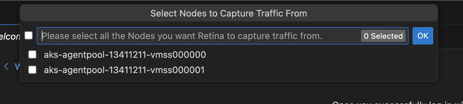 Step 2: Select Nodes to Run Retina