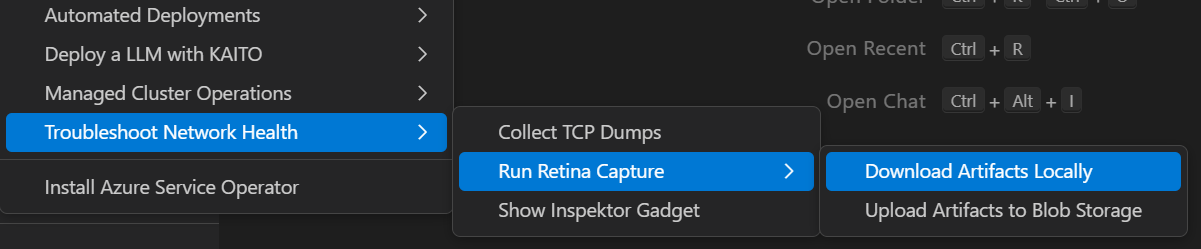Step 1: Menu